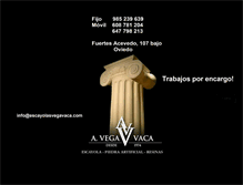 Tablet Screenshot of escayolasvegavaca.com